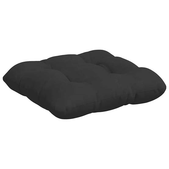 Lot de 4 Coussins d'Assise Microfibre Résistante Housse Amovible pour Bureau Noir 40x40 cm – ComfortXL Outdoor Living - Image 5