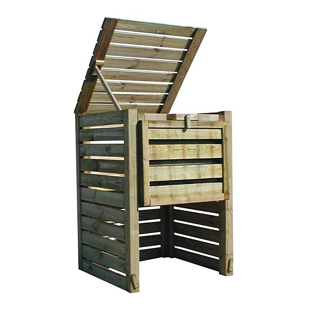 Composteur en bois Colorado grand modèle - 800 L - Cémonjardin - Imagen 1