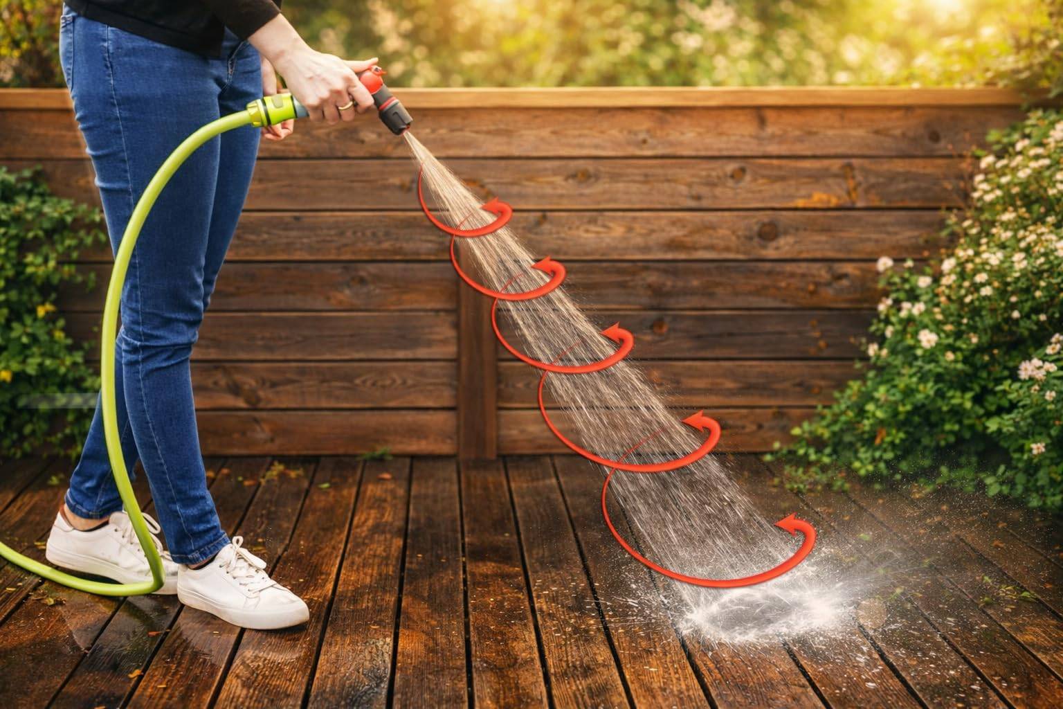 Jardibric - Jardibric - Pistolet Arrosage Métal Gainé Jet Réglable - Lance Arrosage Jardin avec Poignée Ergonomique pour Nettoyage Extérieur - Image 3
