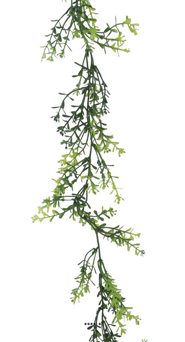 Artificielles - Guirlande de 60 Herbe de Corail Verte artificielles plastique L 180 cm - couleur: Vert - Imagen 1