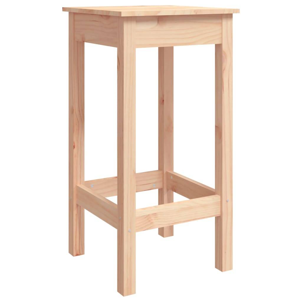 Helloshop26 - Ensemble de bar de jardin 3 pièces bois de pin massif - Imagen 4