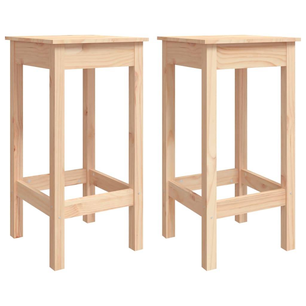 Helloshop26 - Ensemble de bar de jardin 3 pièces bois de pin massif - Imagen 3