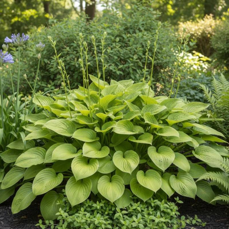 Hosta plantaginea à fleurs Blanche/ - feuillage Caduc - Godet - 5/20 cm - Image 1