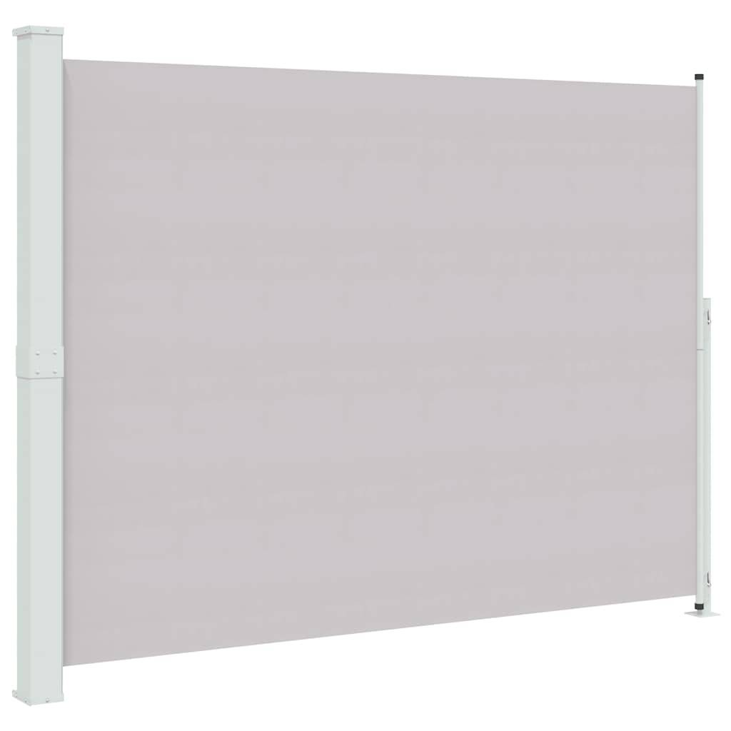 Store latéral rétractable polyester gris 220 x 300 cm - PANGIVO - Image 2