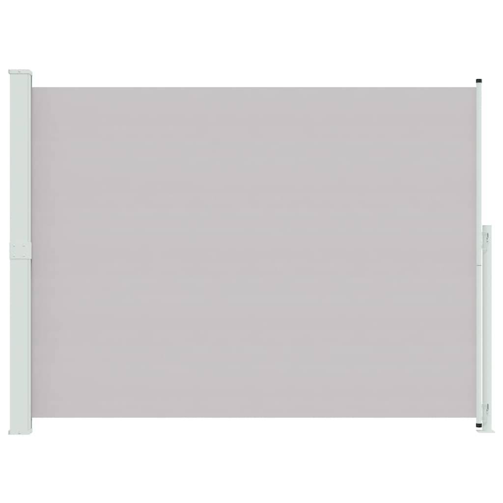 Store latéral rétractable polyester gris 220 x 300 cm - PANGIVO - Image 4