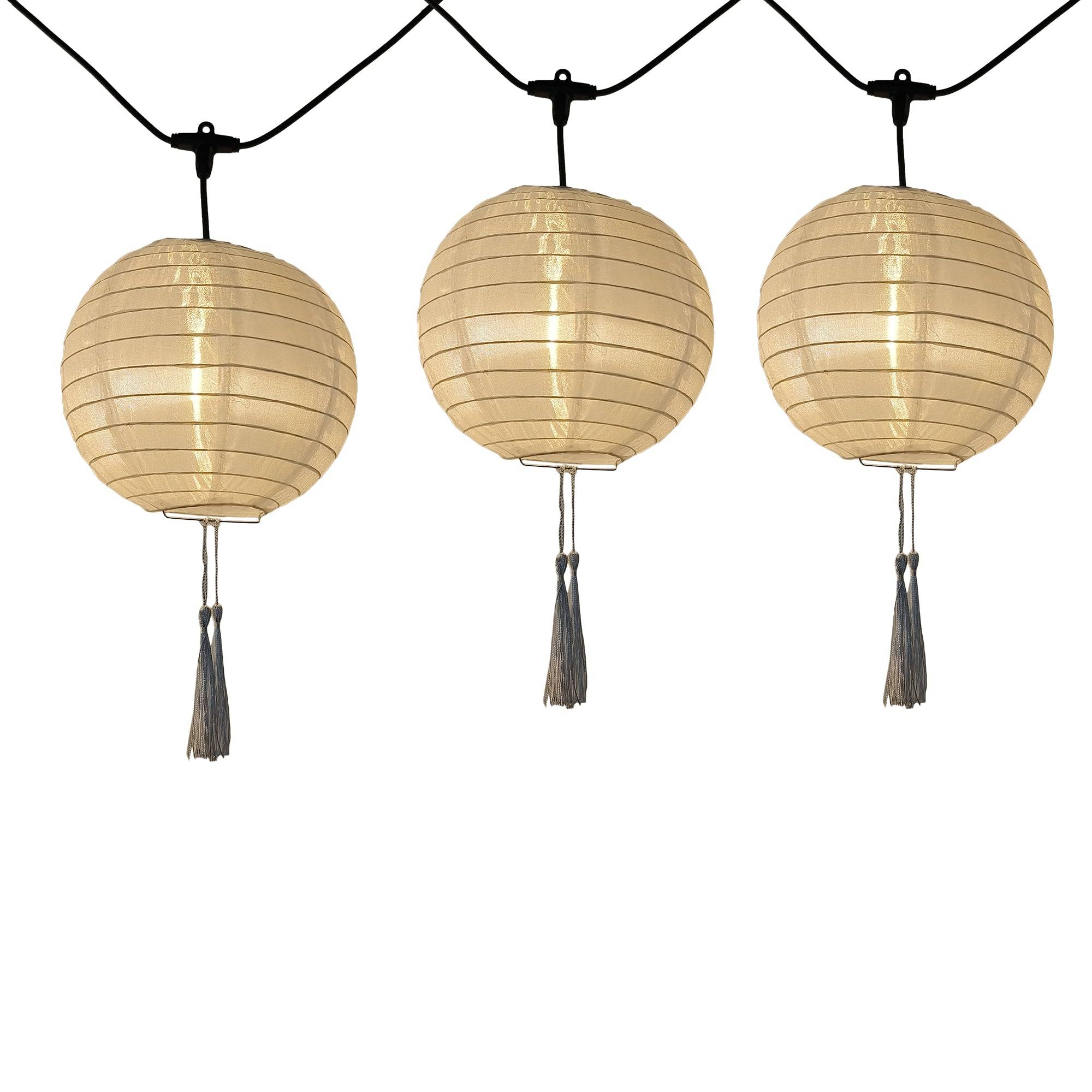 Lumisky - Guirlande solaire HIMALAYA Blanc Nylon 7m50 - Imagen 1
