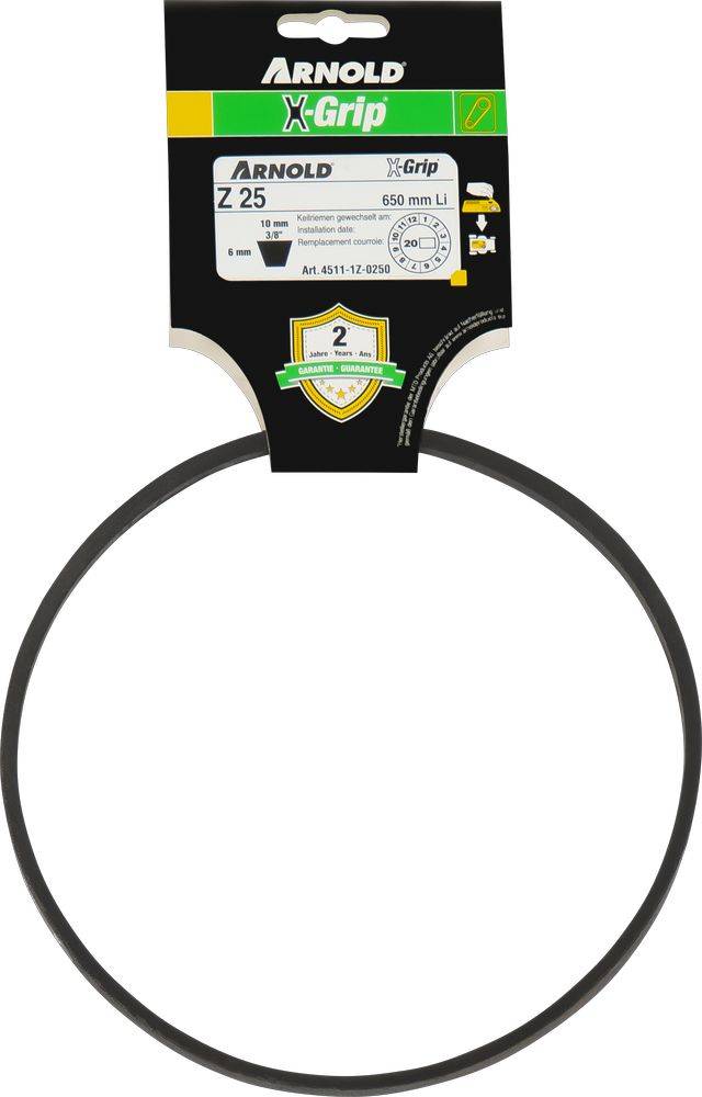 Arnold - Courroie trapézoïdale X-Grip V de type Z 25 Arnold - Imagen 1