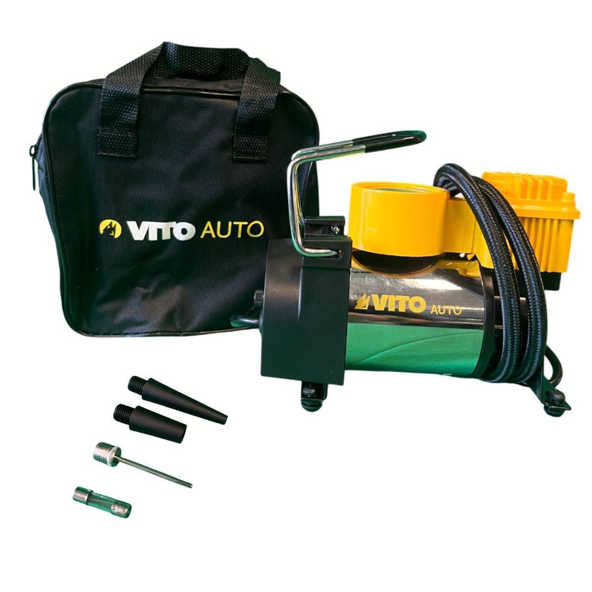 Compresseur portable 140W 10 bar 115PSI Multi fonctions 35L/min Accessoires et Sac VITO - Imagen 6