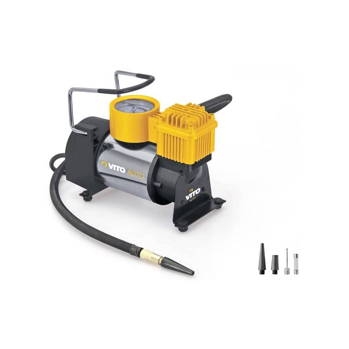 Compresseur portable 140W 10 bar 115PSI Multi fonctions 35L/min Accessoires et Sac VITO - Imagen 1