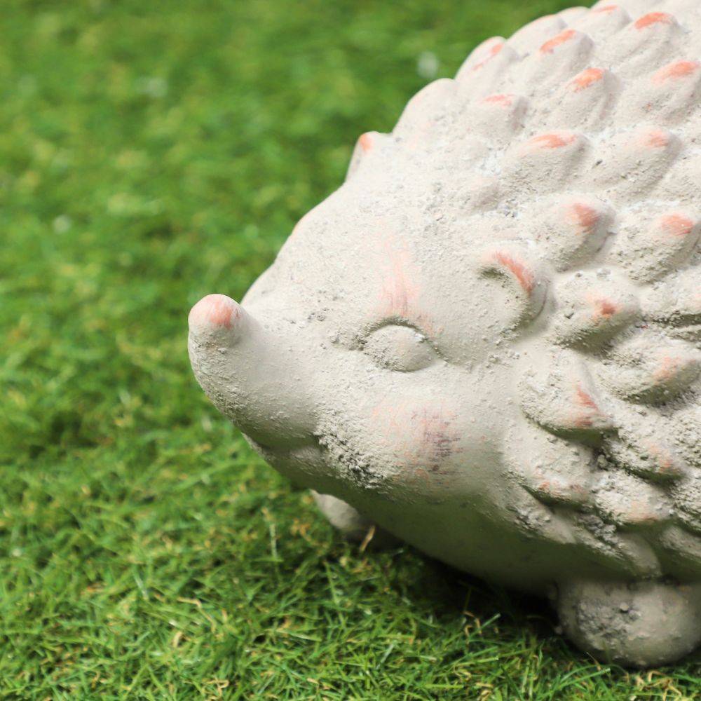 Figurine Hérisson Décoratif Pour Jardin - Sculpture Résine 14,5x9,5x8 Cm, Ornement Extérieur Charmant