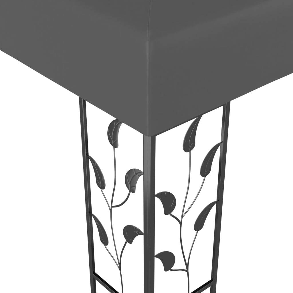 Vidaxl - Tonnelle avec double toit 3x4 m Anthracite 12 m² vidaXL 48031 - Image 6