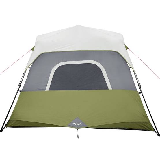 Tente Familiale Instantanée 6 Personnes avec Éclairage LED Imperméable pour Vacances Camping Vert – ComfortXL Outdoor Living - Image 8