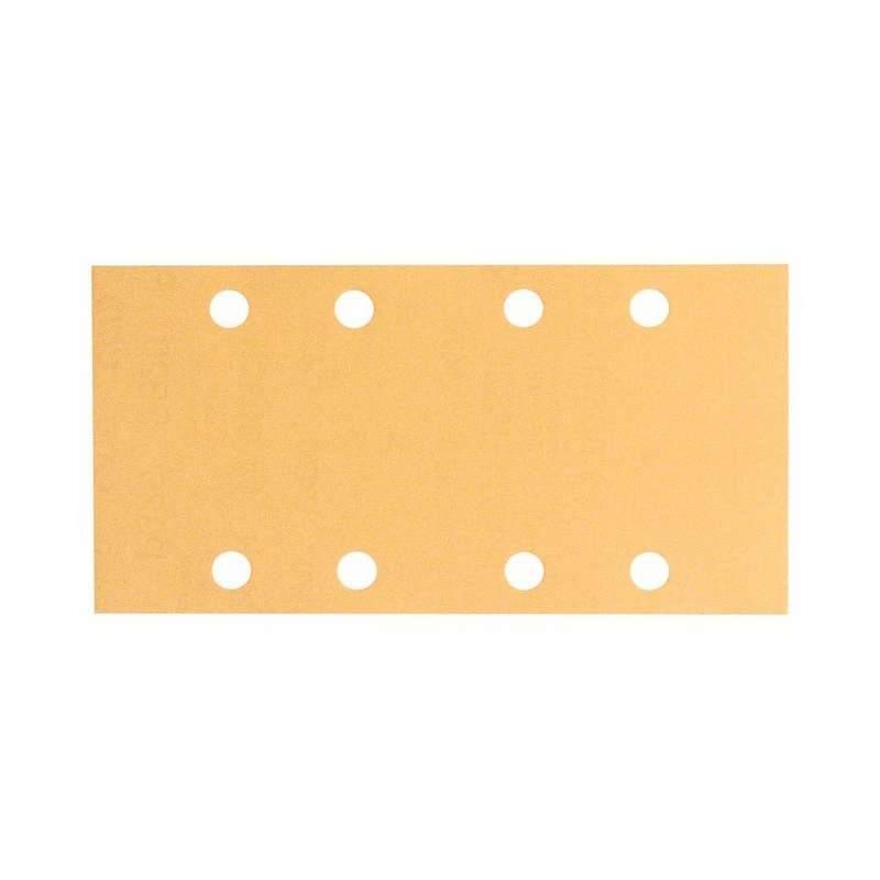 Bosch - 10 Feuilles abrasives C470 BOSCH pour ponceuses vibrantes 93 x 186 mm Best for Wood and Paint 8 trous - taille  - BOSCH ACCESSOIRES - Imagen 1
