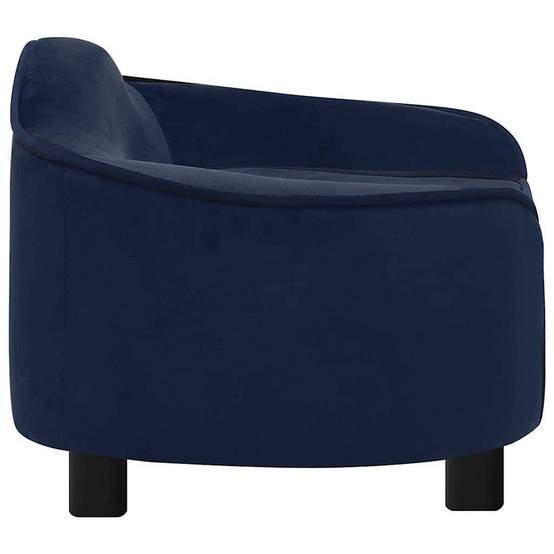 ComfortXL - Canapé Chien Peluche Douce Cadre Bois pour Repos et Sieste Bleu 67x47 cm – ComfortXL Pet Living - Image 4