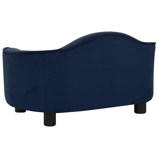 ComfortXL - Canapé Chien Peluche Douce Cadre Bois pour Repos et Sieste Bleu 67x47 cm – ComfortXL Pet Living - Image 5
