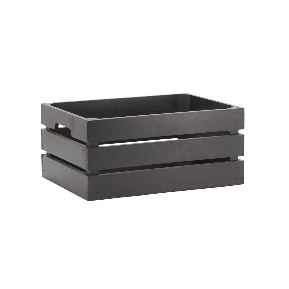 Aubry Gaspard - Caisse noire de rangement en pin - Imagen 1