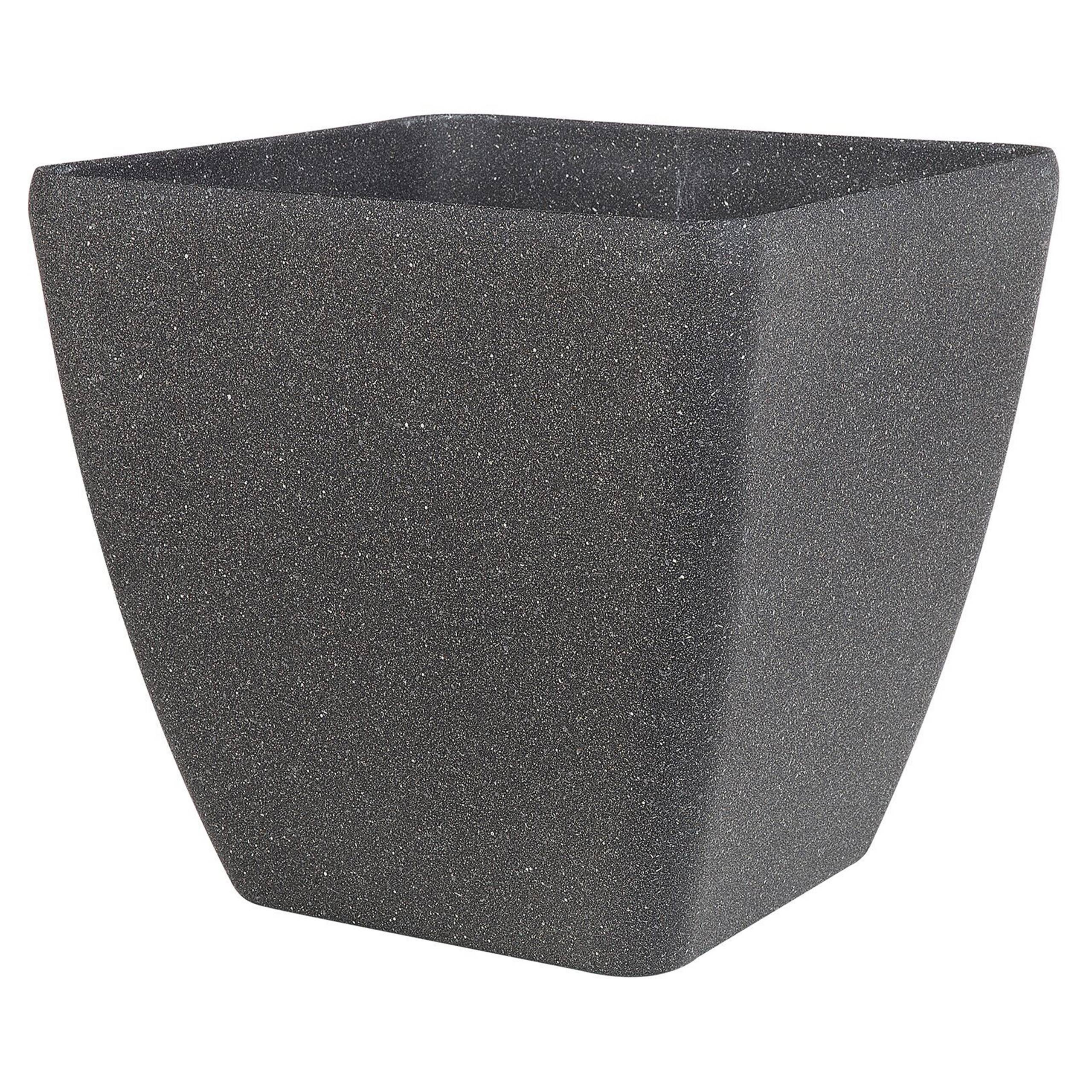 Beliani - Cache-pot d'extérieur Fibre d'argile Gris foncé ZELI - Beliani - Imagen 3