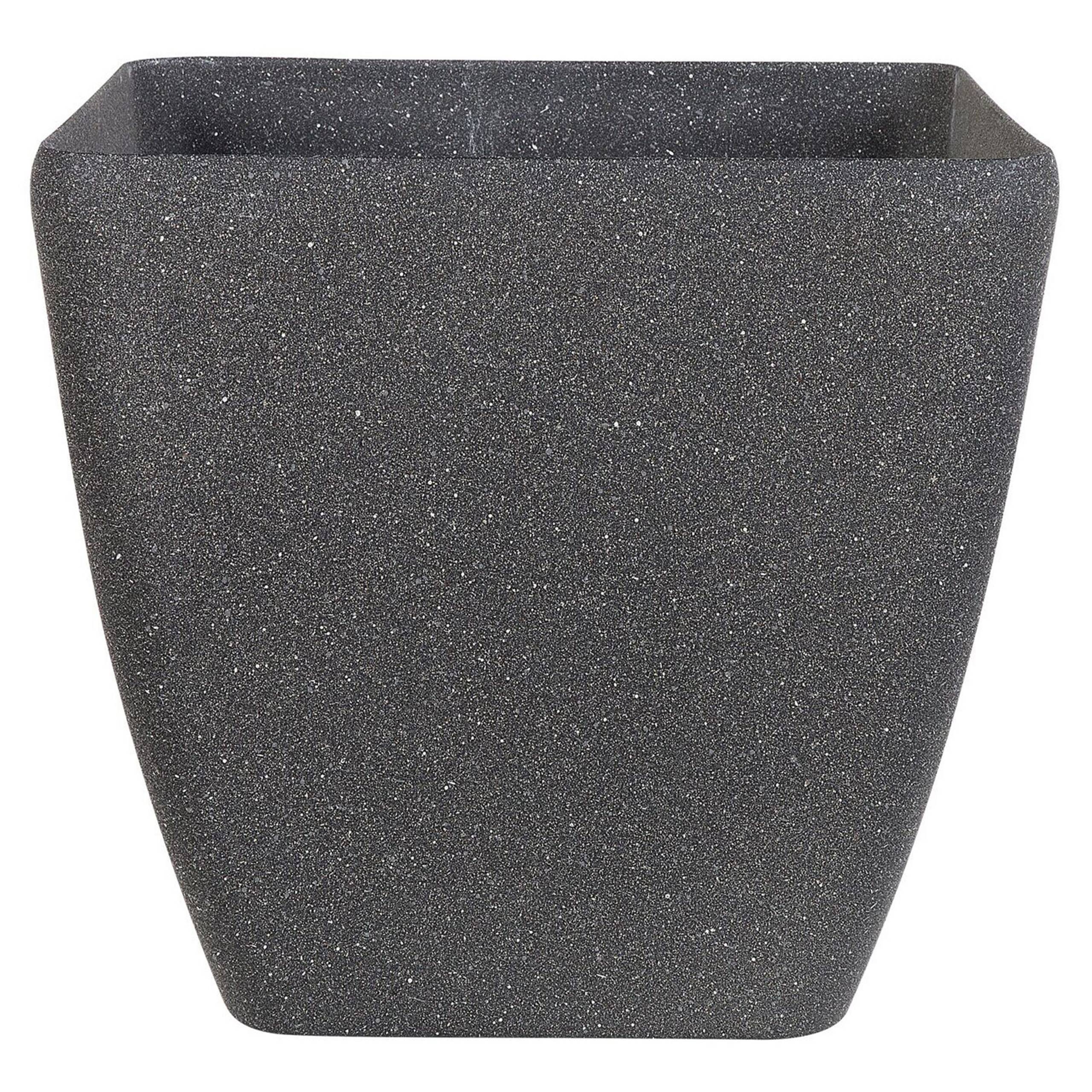 Beliani - Cache-pot d'extérieur Fibre d'argile Gris foncé ZELI - Beliani - Imagen 1
