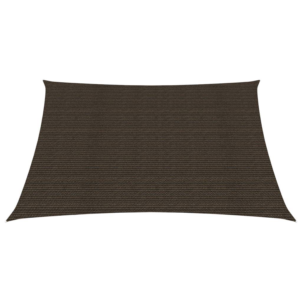 Helloshop26 - Voile toile d'ombrage parasol 160 g/m² PEHD 2,5 x 2,5 m marron - Imagen 2