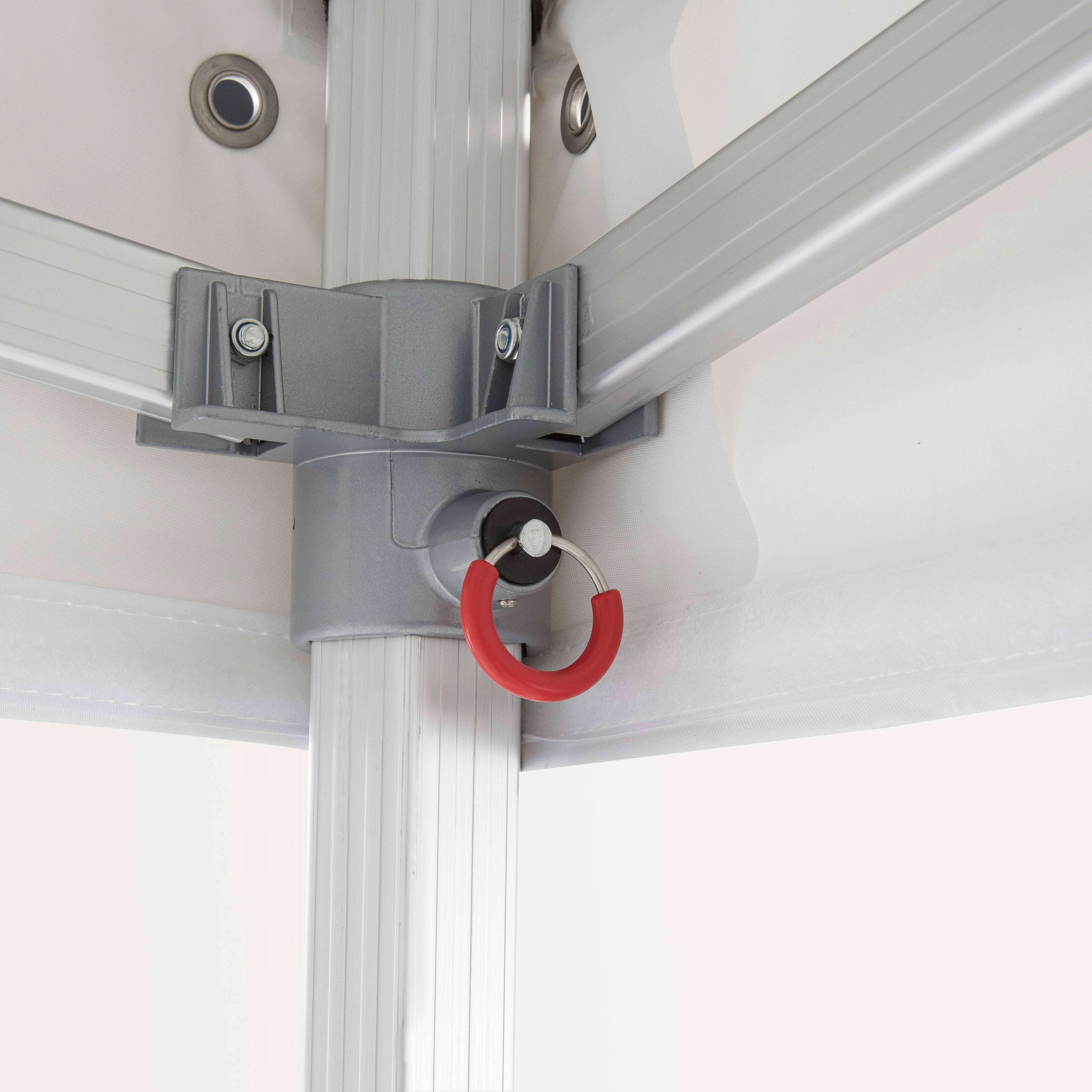 Oviala - Bâche de toit 4x4m pour tente pliante blanc
 PRO 40 - Oviala - Imagen 2