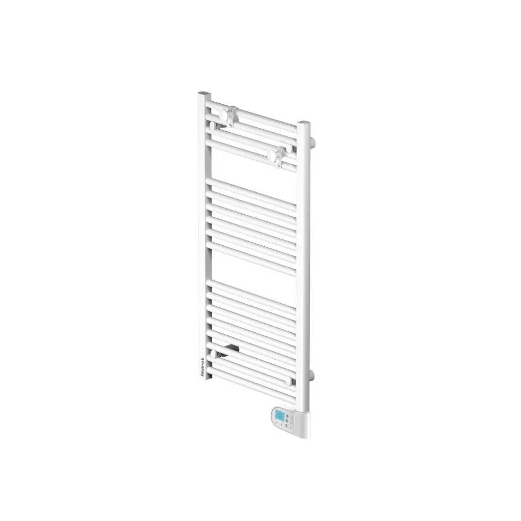 Radiateur sèche-serviettes - FLO BAIN II - fluide - 500W - 50x102,2x12,2 cm - programmable - 2 patères incluses - blanc - Image 1