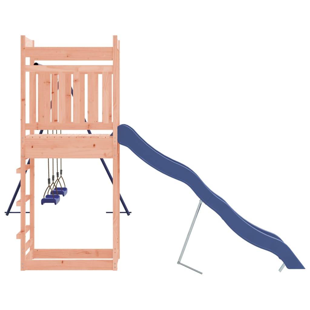 Helloshop26 - Aire de jeux d'extérieur balançoires toboggan portiques robuste jeux jardin 314 x 349 x 207 cm bois massif de douglas - Imagen 4