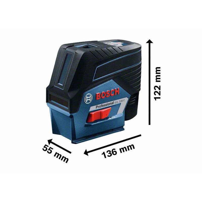 Bosch - Laser combiné BOSCH 0601066G08 GCL 2-50 C Professional + L-Boxx et support Bosch - Imagen 3