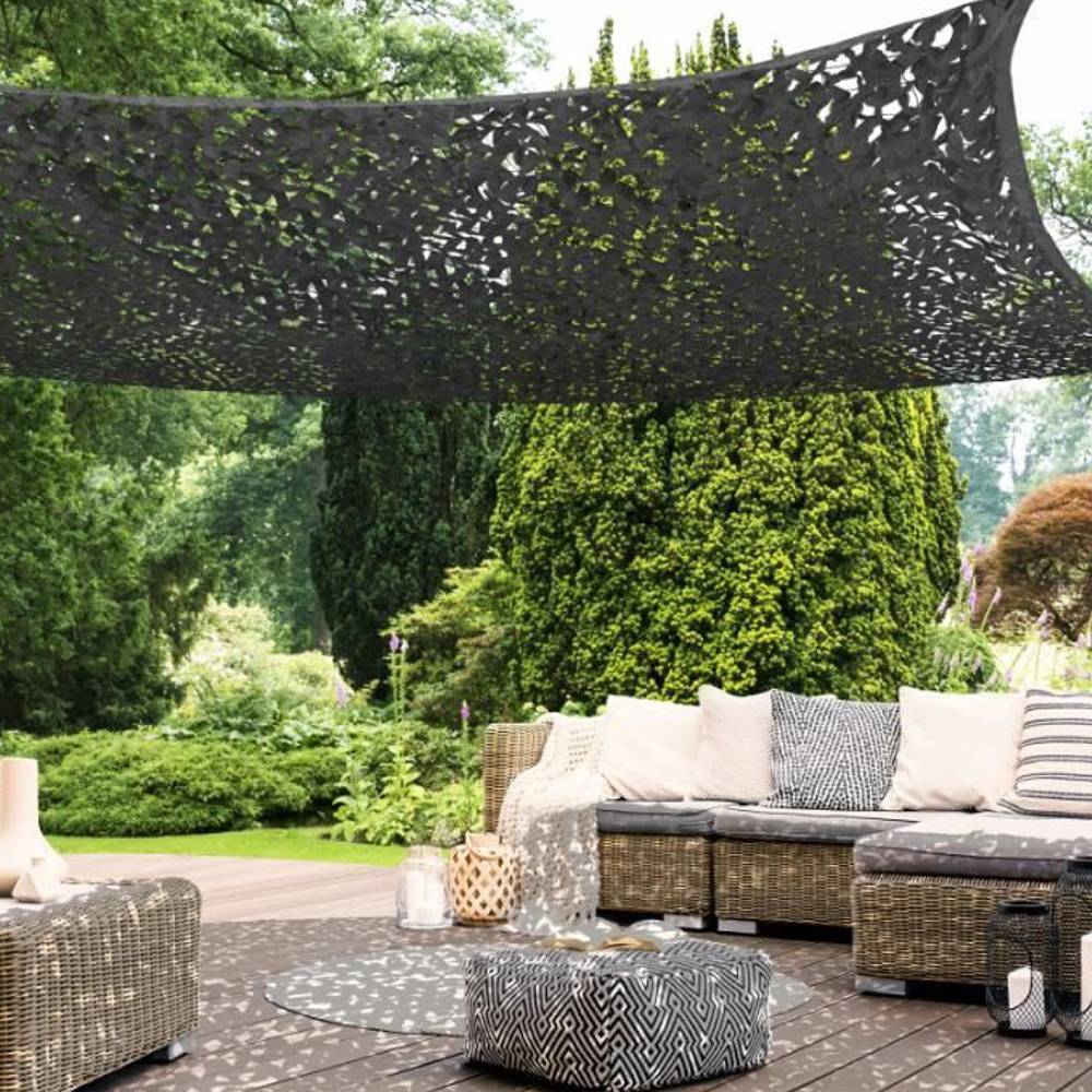 Terre Jardin - Filet d'ombrage / camouflage 2 x 3 Gris - Imagen 3