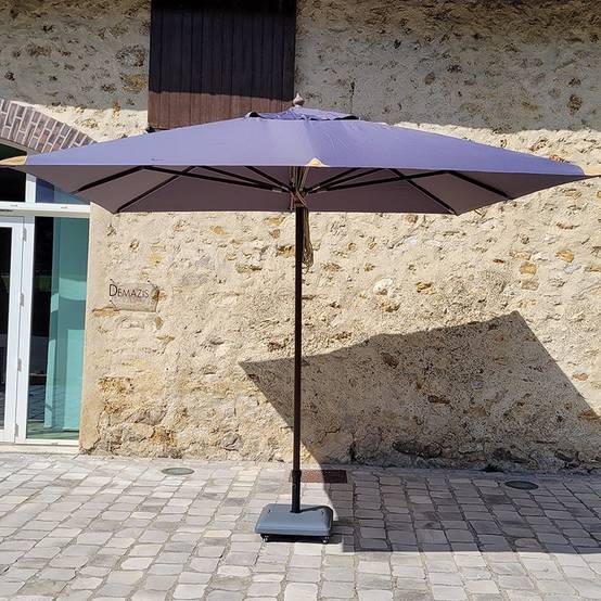 Parasol droit gris 3x3 m Pegasia - Gecko Jardin - Imagen 1