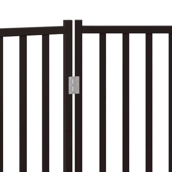 Barrière de sécurité haute 90cm pliable en bois pour chien 160cm Noir – ComfortXL Outdoor Living - Image 7