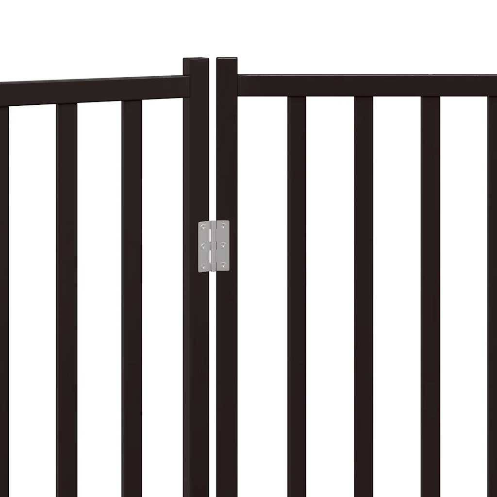 Barrière de sécurité haute 90cm pliable en bois pour chien 160cm Noir – ComfortXL Outdoor Living - Image 7