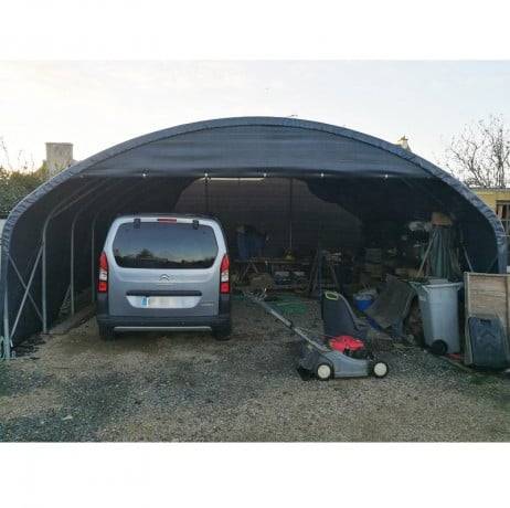 Plastidis - Bâche camion 640 gr/m² - gris anthracite - Long 7 m, Larg 20 m - Imagen 1