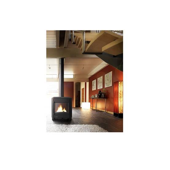 Invicta - Pôele à bois fonte 8kw noir P916244 Invicta - Image 3
