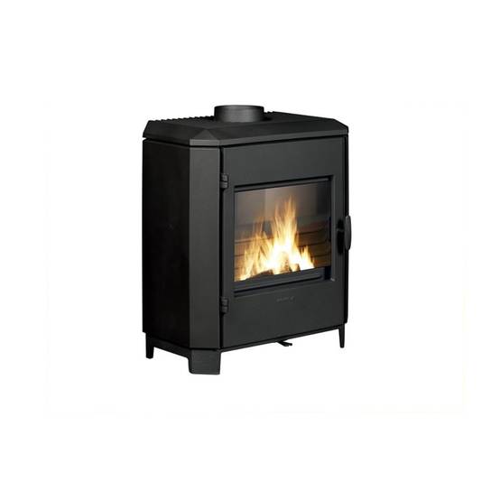 Invicta - Pôele à bois fonte 8kw noir P916244 Invicta - Image 1