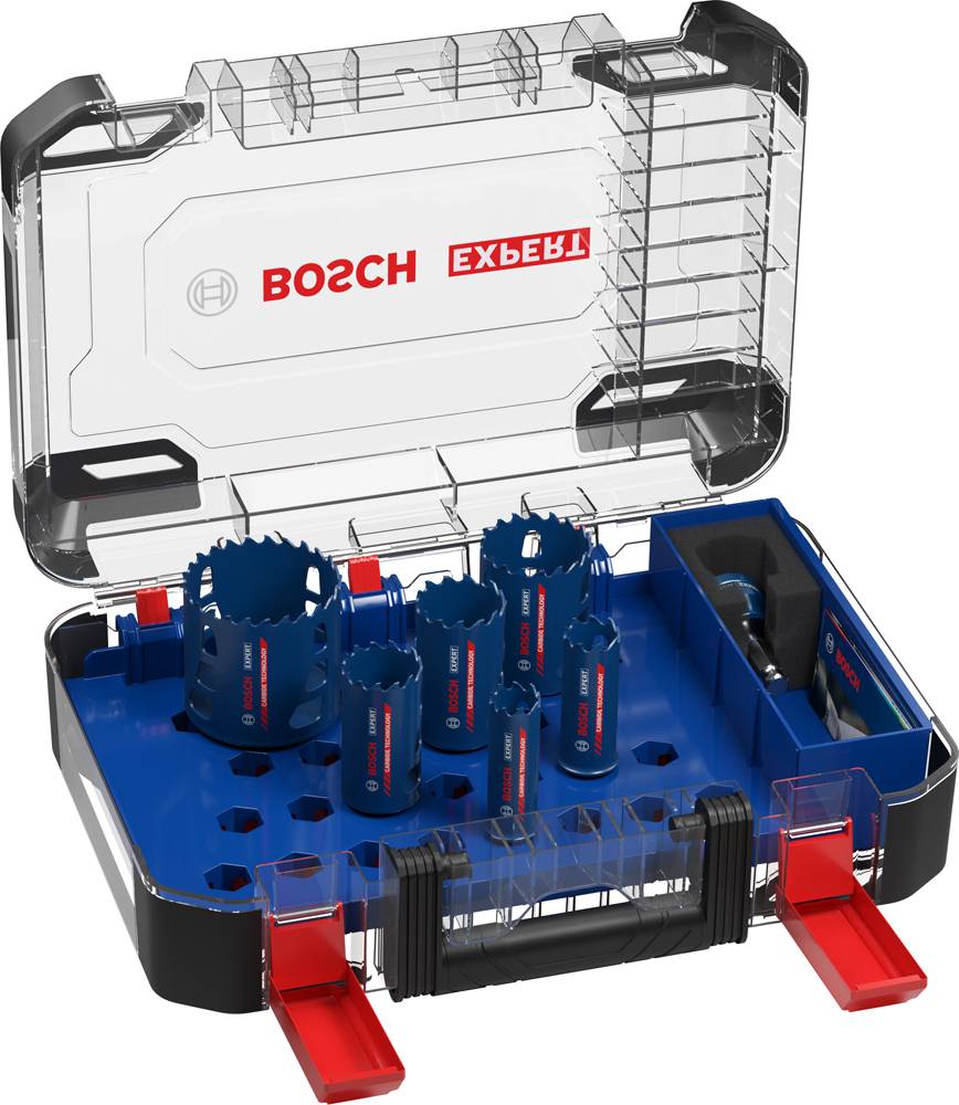 Bosch - Coffret scies-trépans tough Material 9 pièces de diamètre 22/25/35/40/51/68mm - BOSCH EXPERT - 2608900446 - Imagen 2