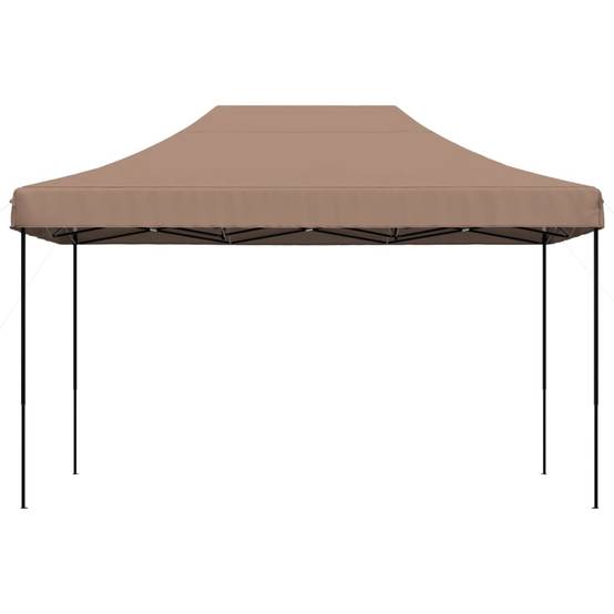 Tente Pliante 4.5x3 m Acier pour Marché et Réception Barnum Robuste Marron – ComfortXL Outdoor Living - Image 3