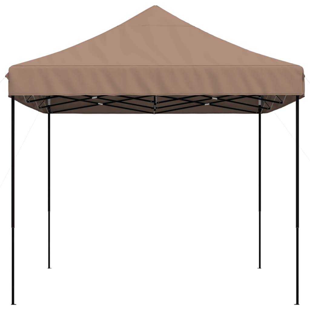 Tente Pliante 4.5x3 m Acier pour Marché et Réception Barnum Robuste Marron – ComfortXL Outdoor Living - Image 4