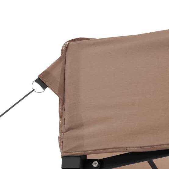 Tente Pliante 4.5x3 m Acier pour Marché et Réception Barnum Robuste Marron – ComfortXL Outdoor Living - Image 7