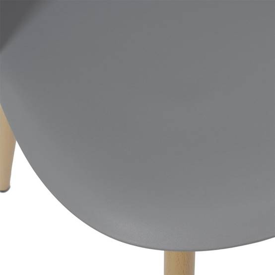 ALTOBUY - Lot de 2 Chaises Scandinaves Grises - MADDY - Image 6
