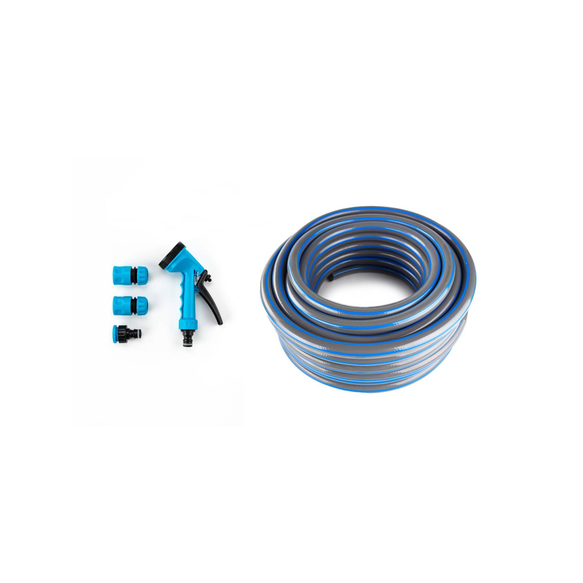 Tuyau d'arrosage flexible 15 mm - Suan - Kit complet avec accessoires d'arrosage - Longueur : 20m - Imagen 1