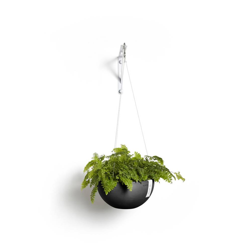 Ecopots - Pot supsendu Brussels 27 Gris Foncé - Ø 26,5 x H. 13 cm - 4,2 L ECOPOTS - Imagen 2