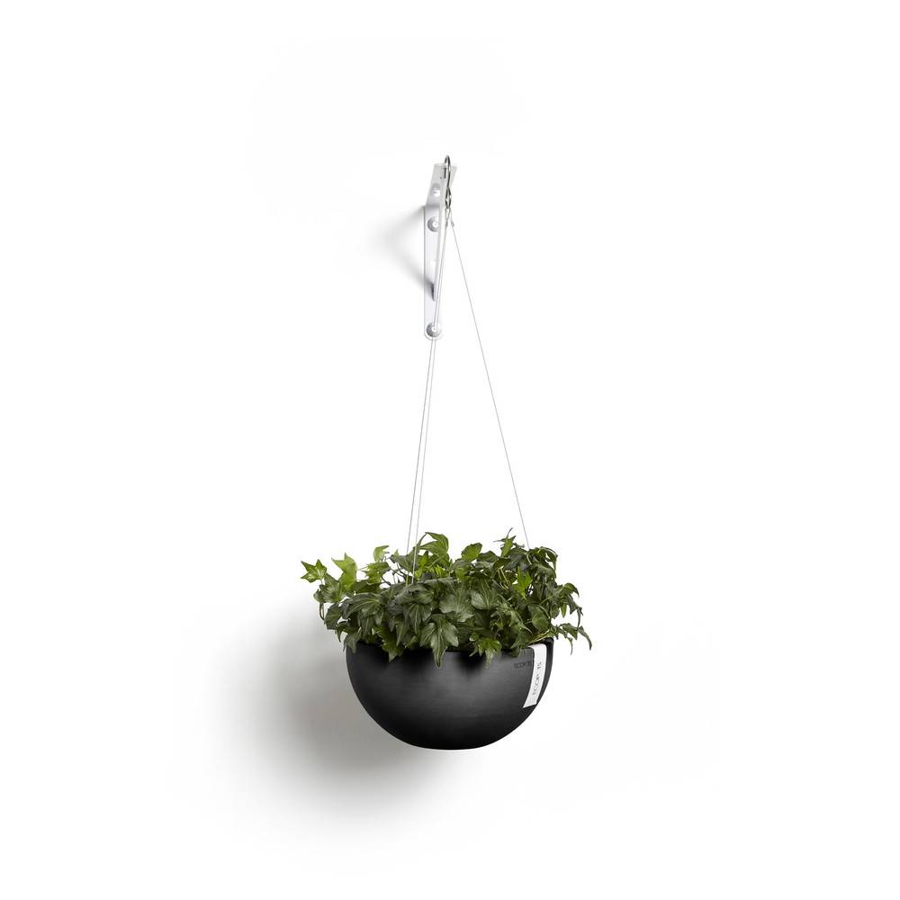 Ecopots - Pot supsendu Brussels 27 Gris Foncé - Ø 26,5 x H. 13 cm - 4,2 L ECOPOTS - Imagen 3
