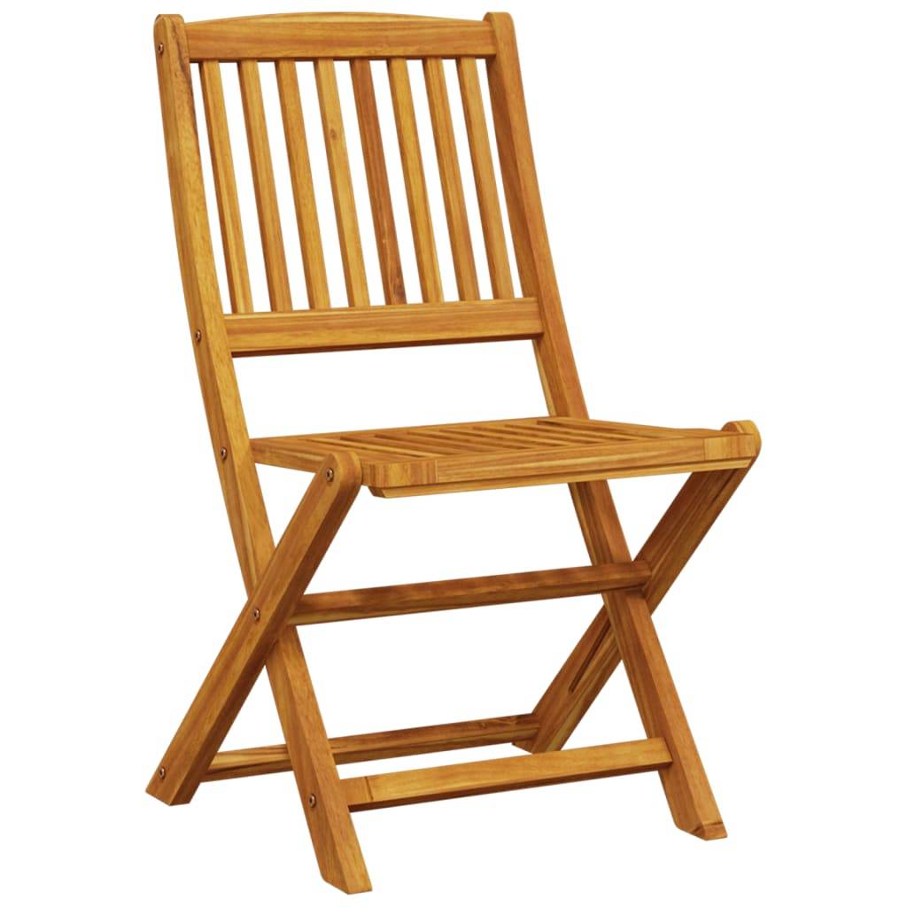 Vidaxl - Ensemble de bistro pliable 3 pcs bois d'acacia solide vidaXL 3295251 - Image 6