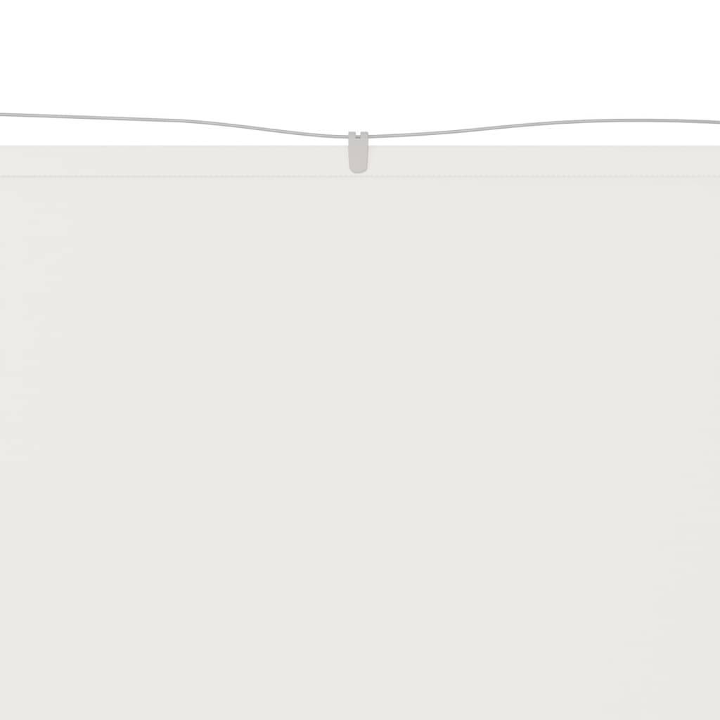 Helloshop26 - Auvent vertical 180x600 cm tissu oxford blanc - Imagen 2