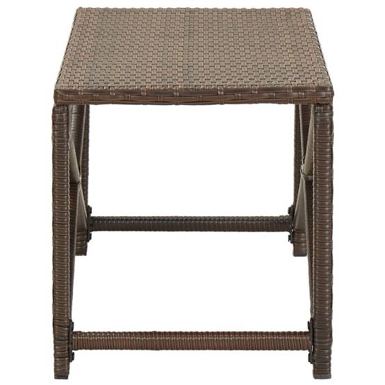 Maison Chic - Banc de jardin - Banc d'extérieur - Banquette 80 cm Résine tressée Marron - Imagen 3