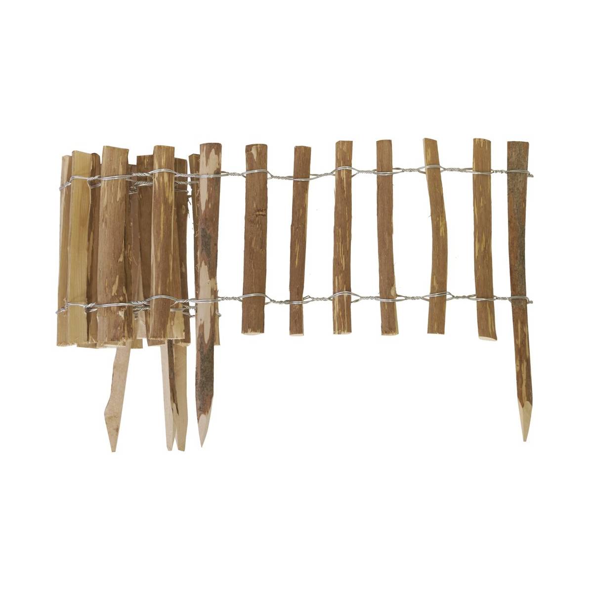 Aubry Gaspard - Bordure en noisetier (Lot de 4) - Imagen 1