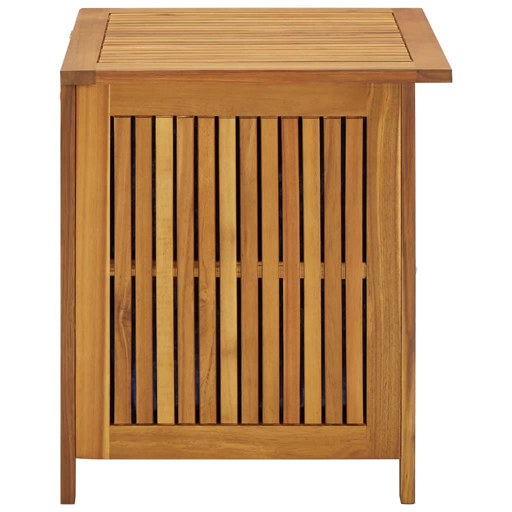 Helloshop26 - Coffre boîte meuble de jardin rangement 60 x 50 x 58 cm bois d'acacia solide - Imagen 3