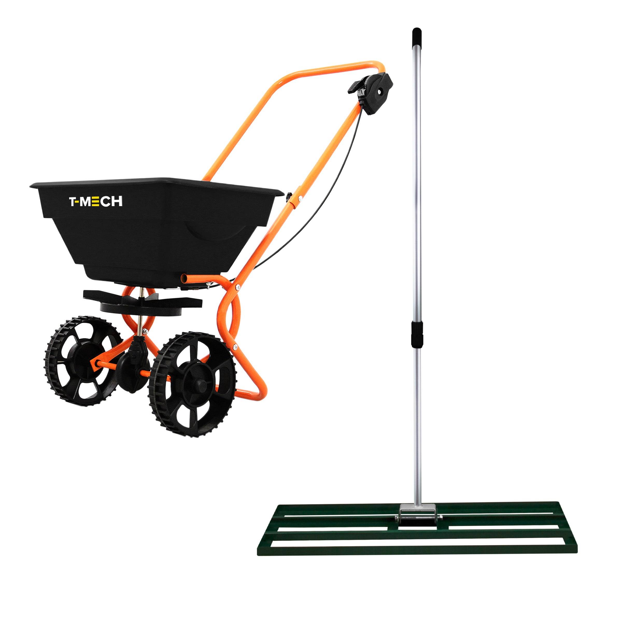 Épandeur Rotatif & Niveleur de Pelouse 100 cm (Vert) - Image 1