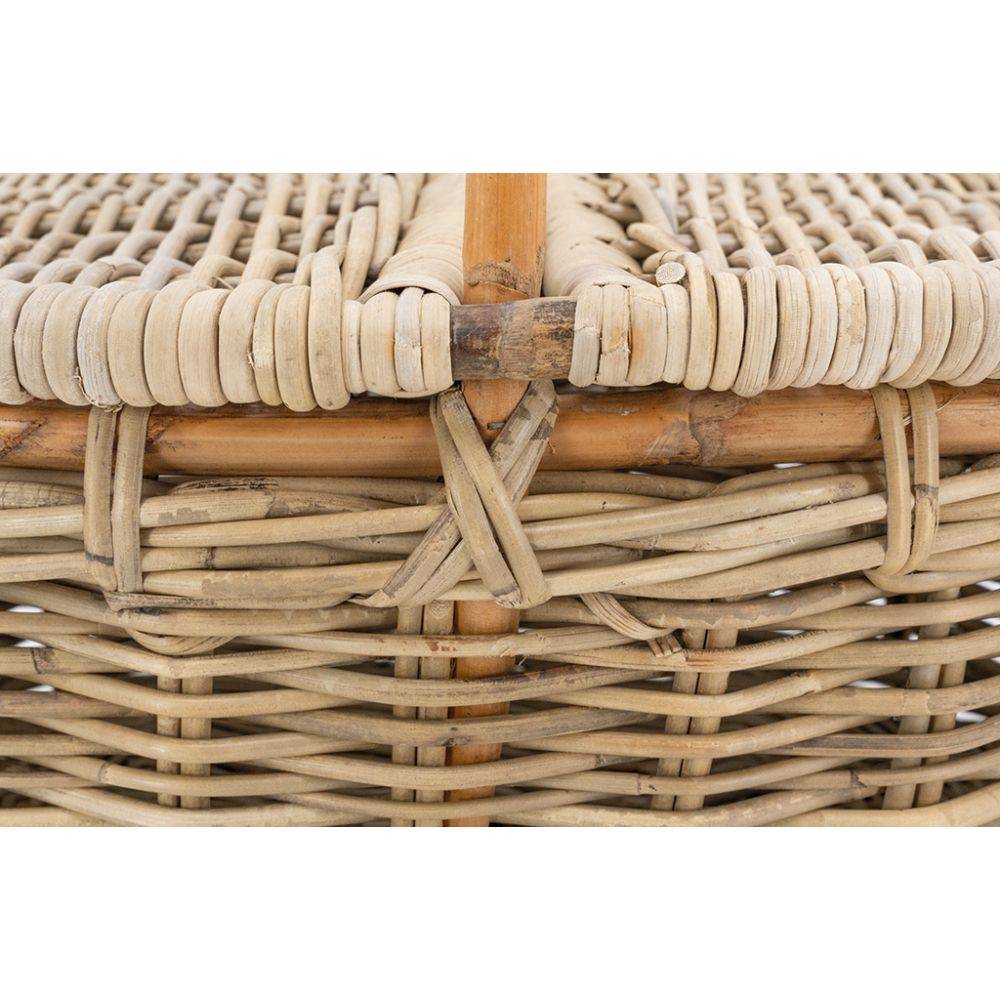 Aubry Gaspard - Panier pique-nique en poelet gris - Imagen 4