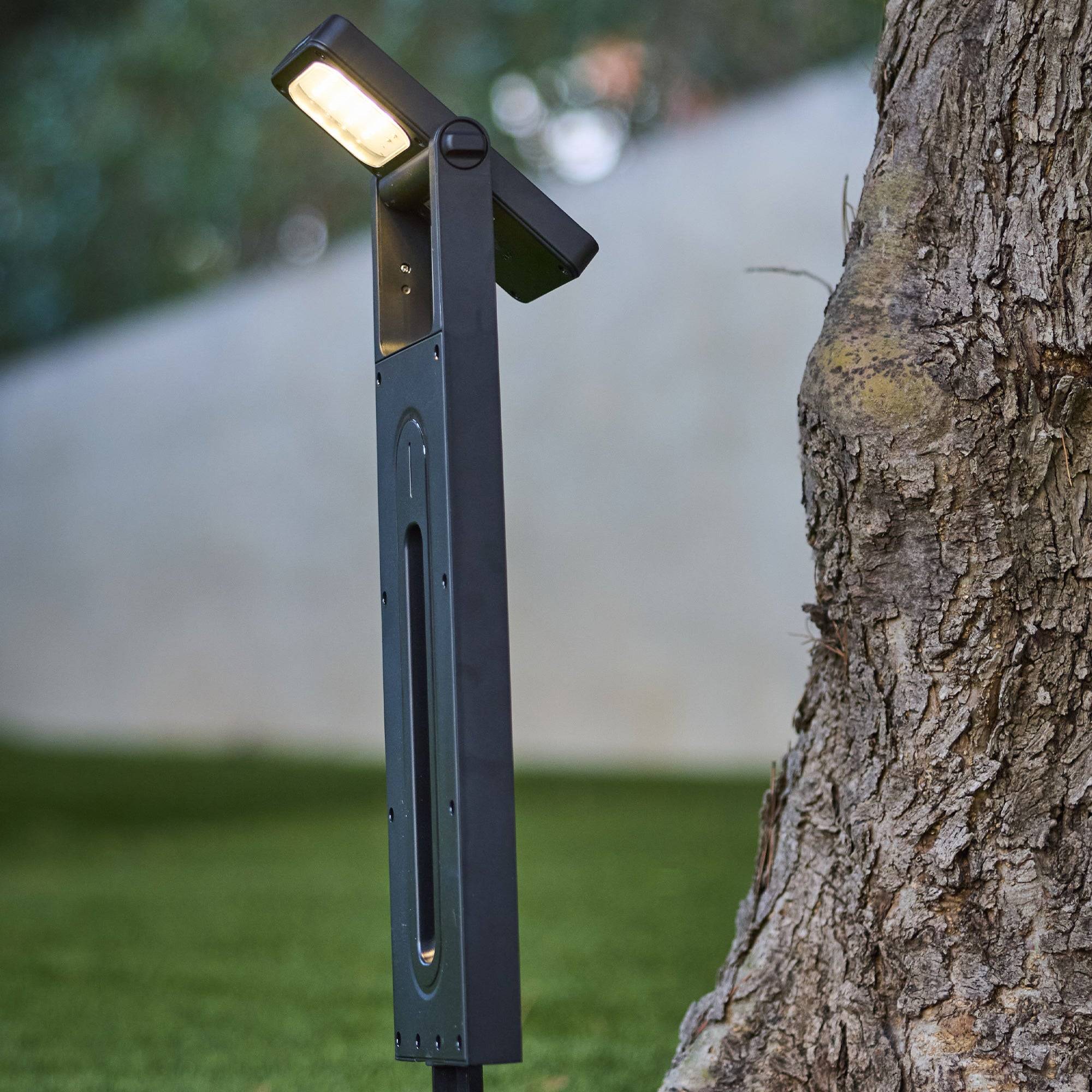 Lumisky - 2 Potelets solaires orientables BRITY H49cm 200LM - Imagen 3